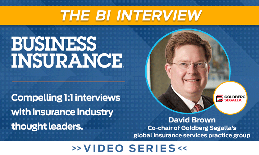 Video: The BI Interview with David Brown of Goldberg Segalla