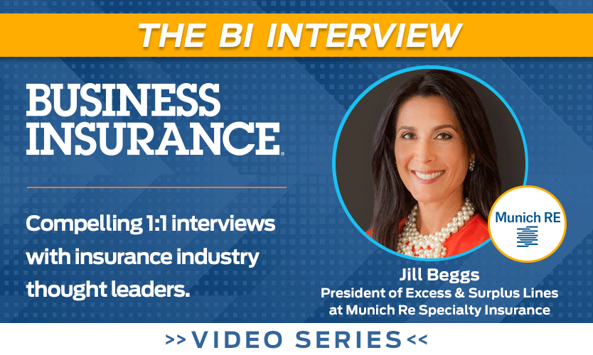 Video: The BI Interview with Jill Beggs of Munich Re Specialty Insurance