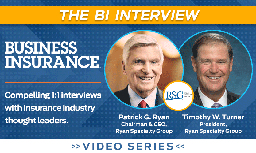 Video: The BI Interview with Patrick Ryan and Timothy Turner of Ryan Specialty Group