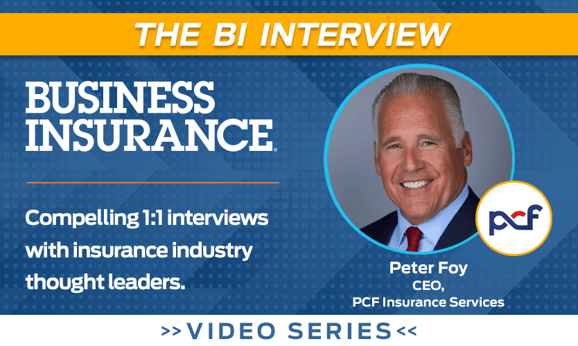 Video: The BI Interview with Peter Foy of PCF Insurance Services