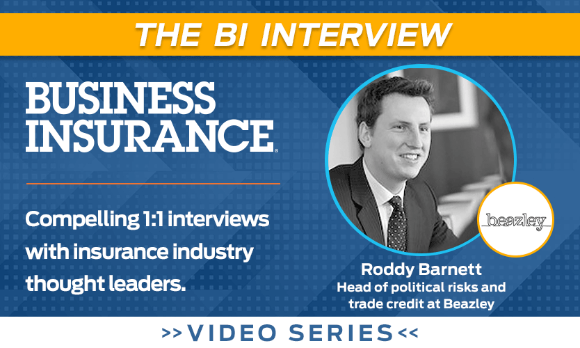Video: The BI Interview with Roddy Barnett of Beazley