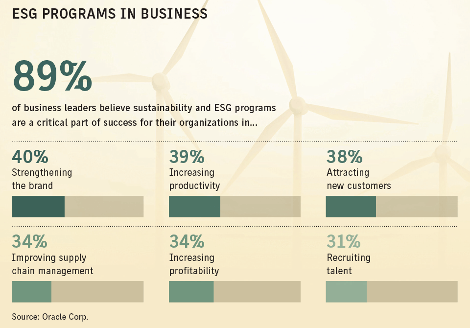 Data spotlight: ESG programs in business